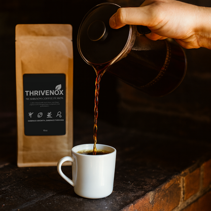 Thrivenox Mushroom Coffee Fusion - Lion’s Mane & Chaga 16oz