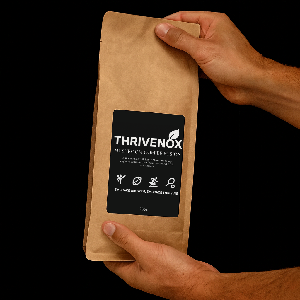 Thrivenox Mushroom Coffee Fusion - Lion’s Mane & Chaga 16oz